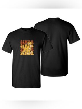 Men’s Simba Cotton T-Shirt Black